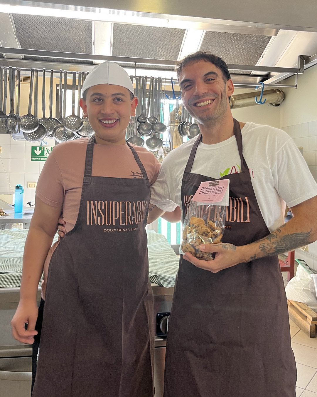 Biscotti cocco e cioccolato senza lattosio