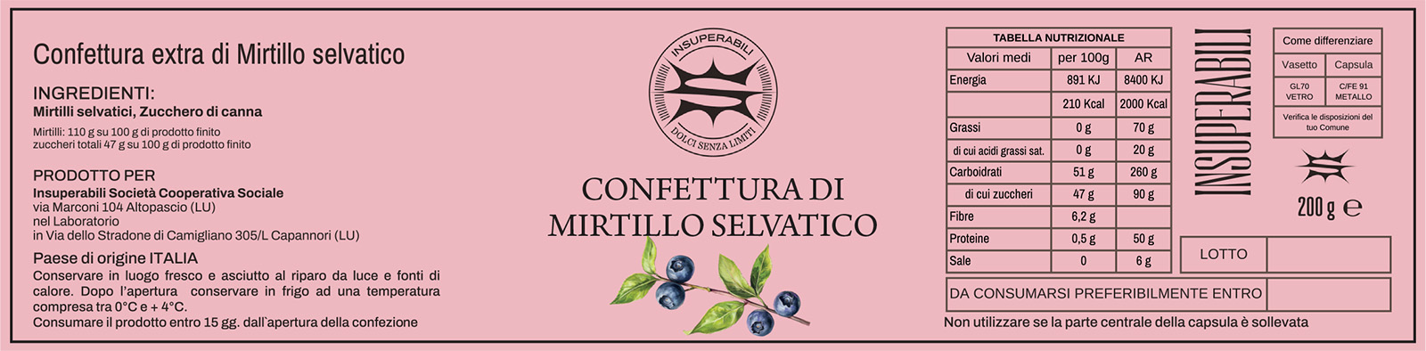 Confettura di Mirtillo selvatico - immagine 2